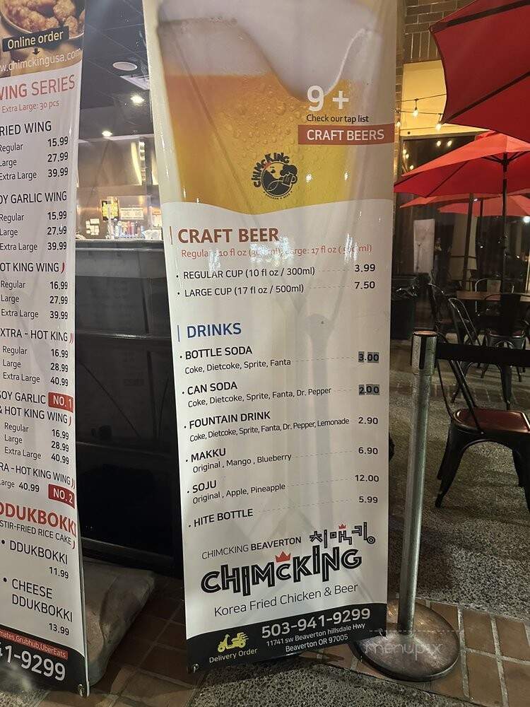 Chimcking - Beaverton, OR menu_pic