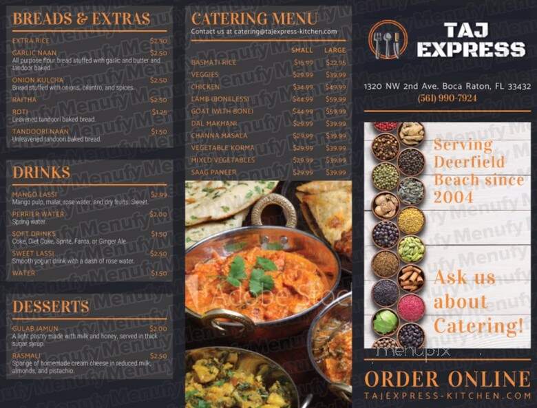 Taj Express Indian Cuisine - Boca Raton, FL
