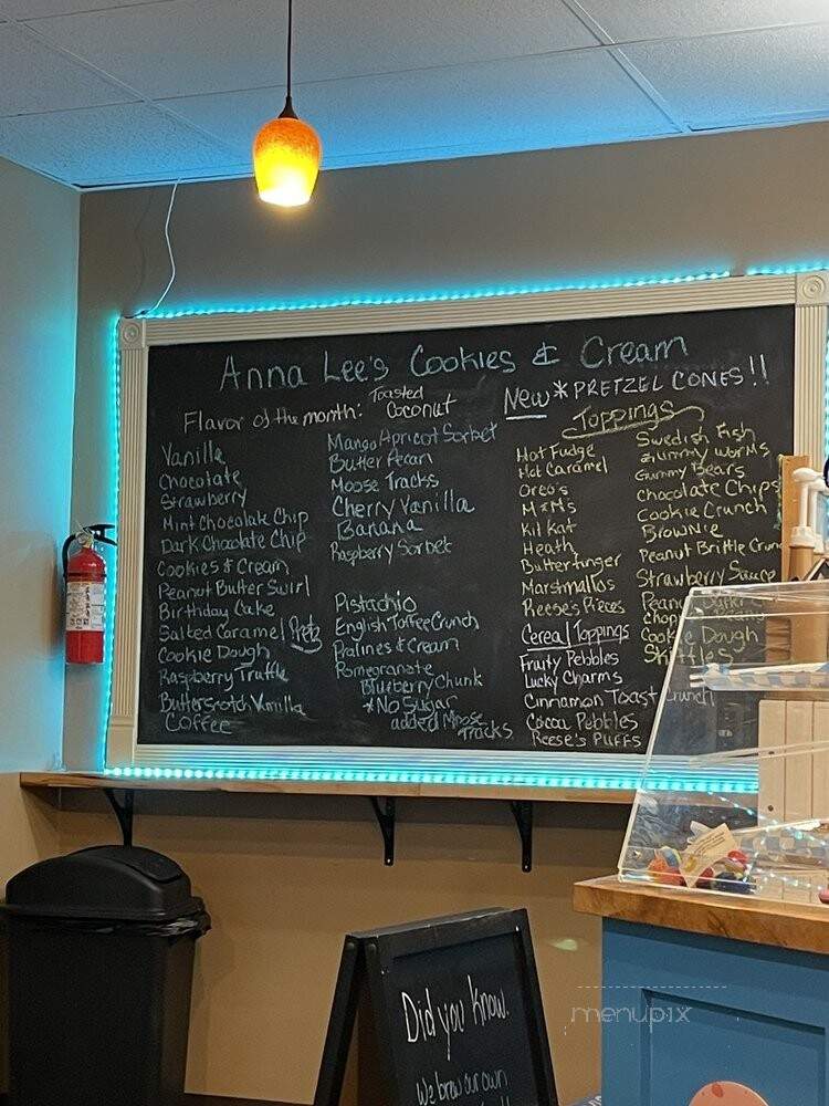 Anna Lee's Cookies & Cream - Mays Landing, NJ menu_pic