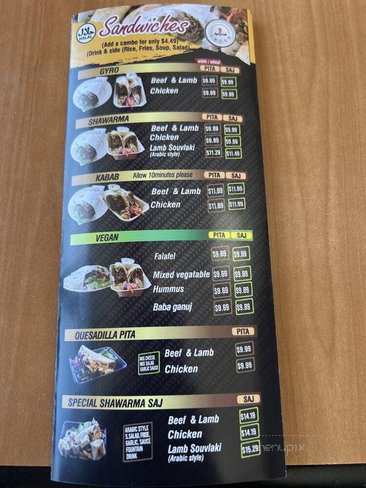 Gyro Crush - Lynnwood, WA menu_pic