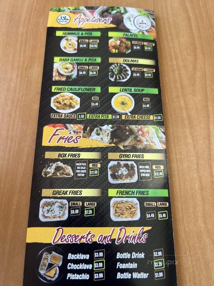 Gyro Crush - Lynnwood, WA menu_pic
