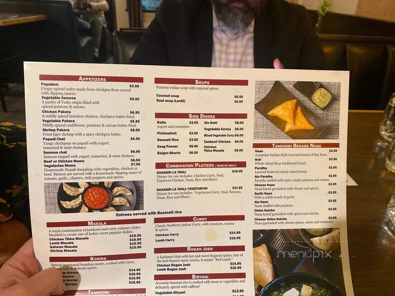 Shangrila - Littleton, CO menu_pic