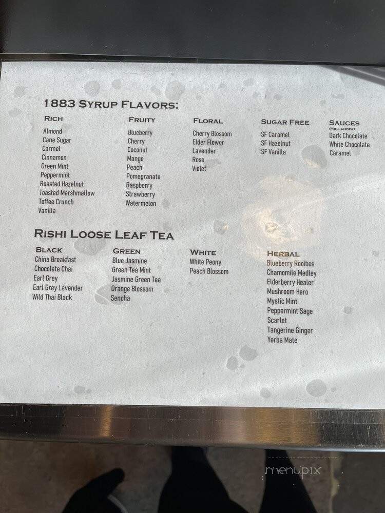 Trolley Depot Coffee & Tea Company - Galena, IL menu_pic