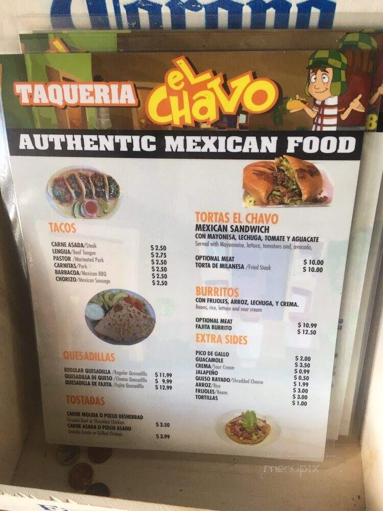Taqueria El Chavo - Venice, FL menu_pic