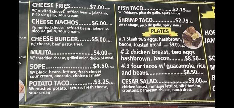 Latin Tacos - El Monte, CA menu_pic