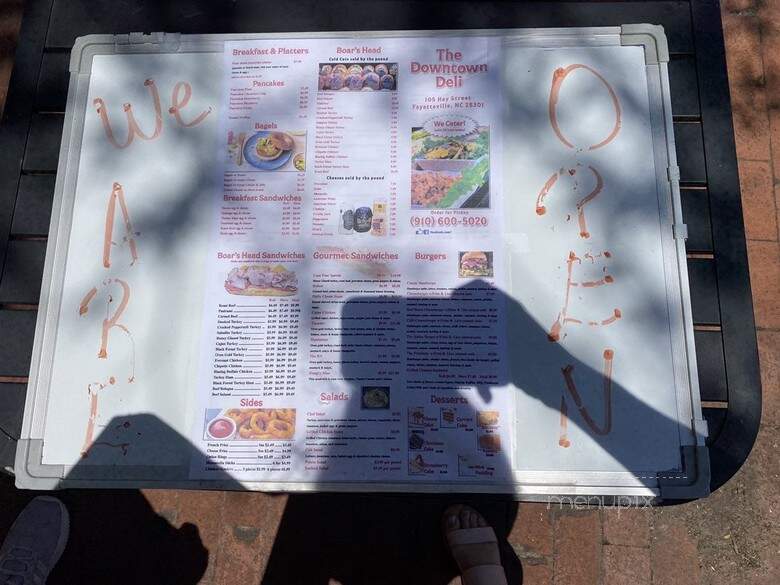 The Downtown Deli - Fayetteville, NC menu_pic