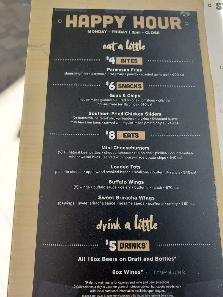 The Counter - San Diego, CA menu_pic