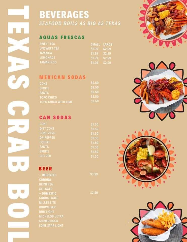 Texas Crab Boil - San Antonio, TX menu_pic