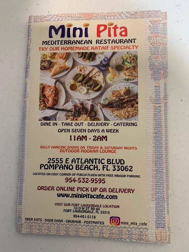 Mini Pita Mediterranean Cafe - Pompano Beach, FL