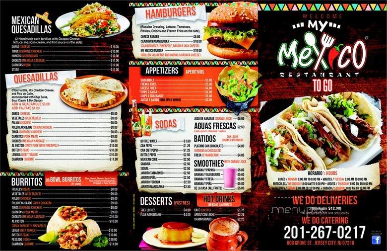 My Mexico 2Go - Jersey City, NJ menu_pic