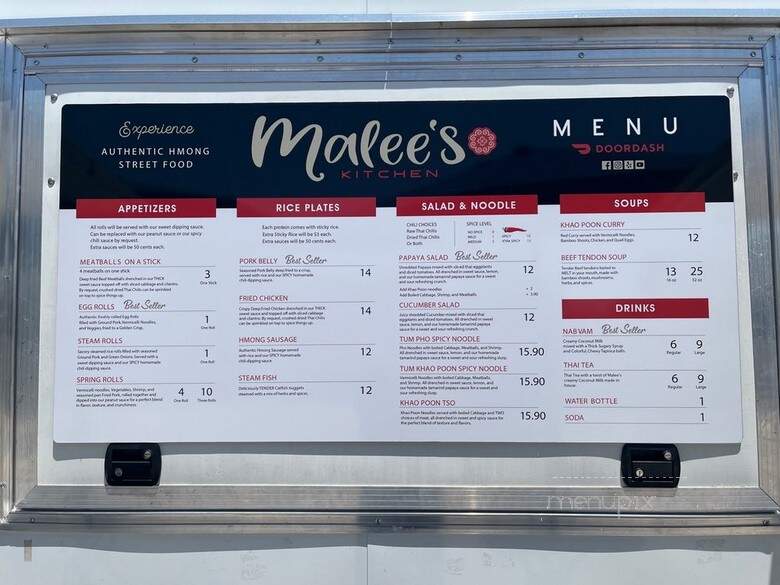 Malee's Kitchen - Fresno, CA menu_pic