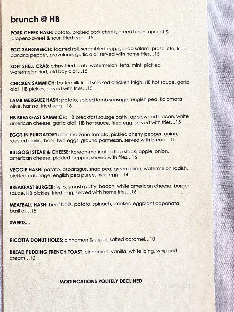 Home Bistro - Cleveland, OH menu_pic