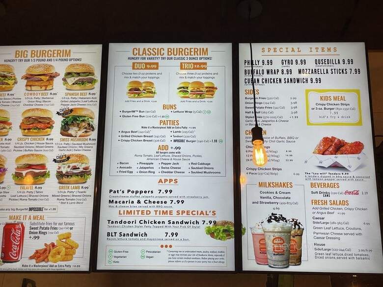 BurgerIM - Peachtree Corners, GA menu_pic