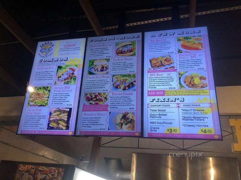 Dixie Dharma - Sanford, FL menu_pic