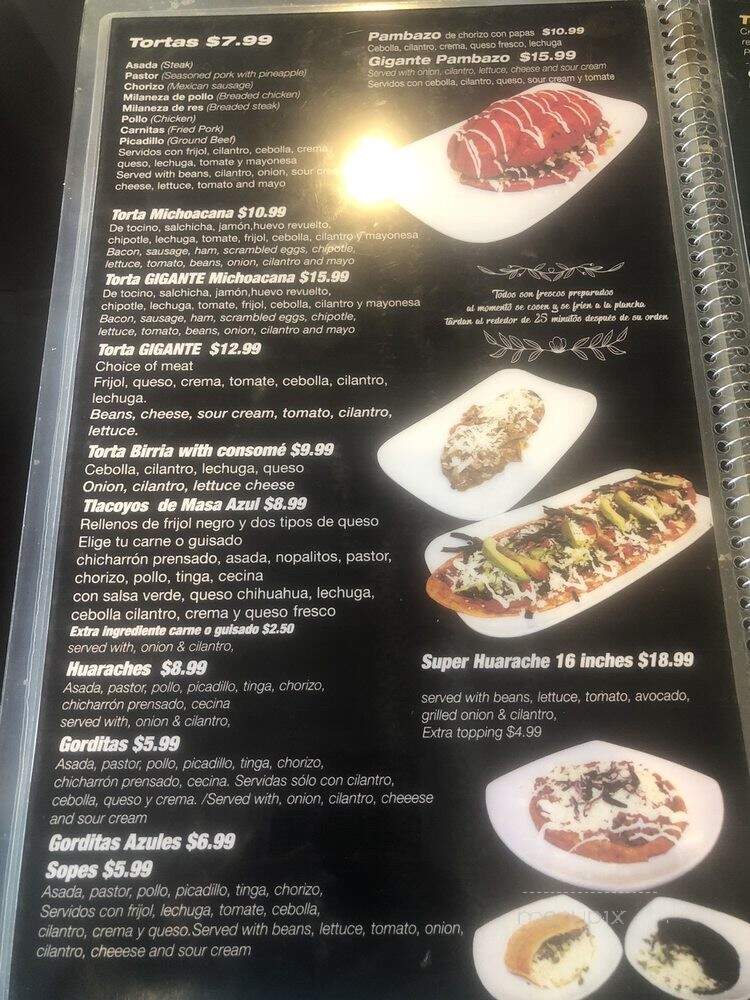 Crazy Quesadilla Mexican Restaurant - Arlington Heights, IL menu_pic