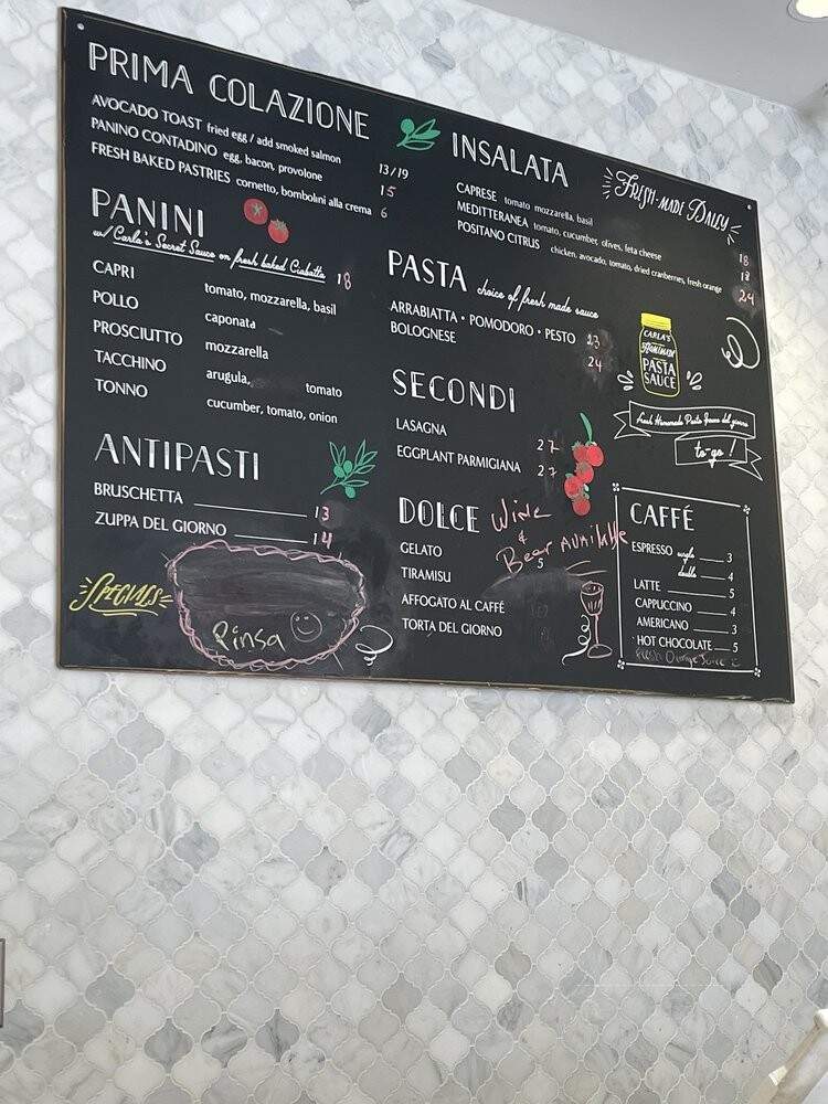 Da Carla Caffe - Beverly Hills, CA menu_pic