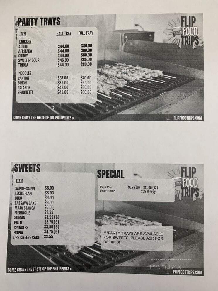 FlipFood Trips - Bakersfield, CA menu_pic