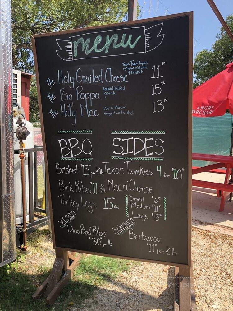 Holy Smoke BBQ & Taquitos - San Antonio, TX menu_pic