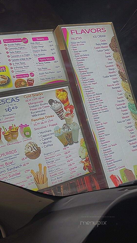 La Michoacana Signature Treats - San Bernardino, CA menu_pic