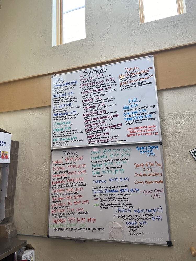 The Sandwich Mafia - Estes Park, CO menu_pic