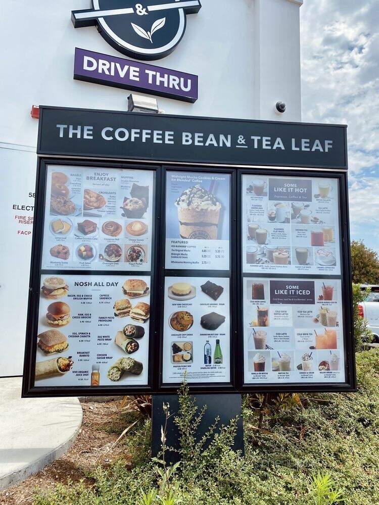 The Coffee Bean & Tea Leaf - Long Beach, CA menu_pic