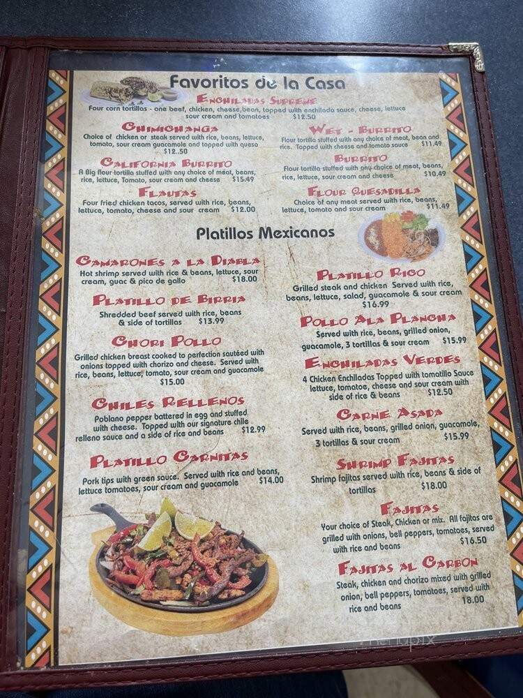 El Taco Rico Mexican Kitchen - DeLand, FL menu_pic