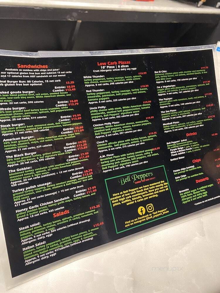 Bell Peppers - Bessemer, AL menu_pic