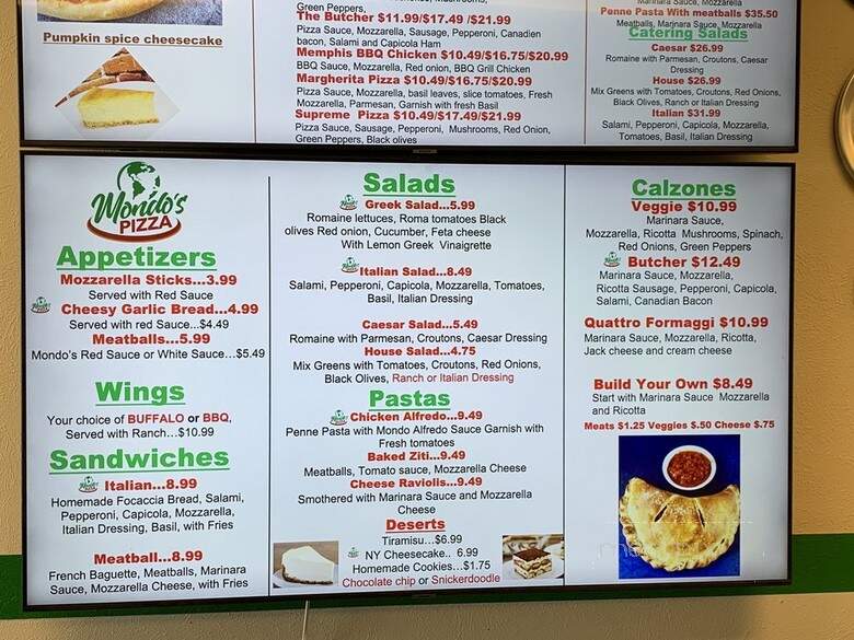 Mondo's Pizza - Aurora, CO menu_pic