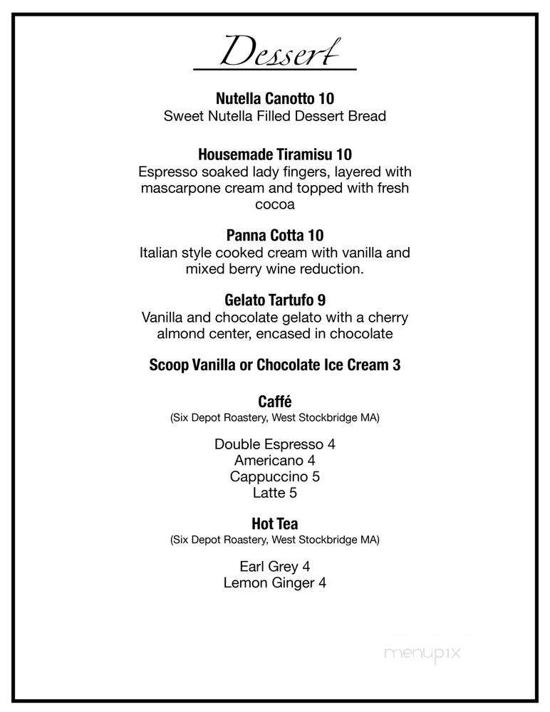 Nonne - Chatham, NY menu_pic