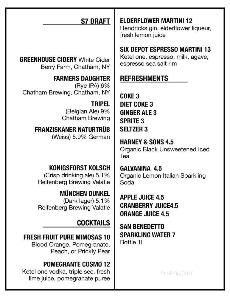 Nonne - Chatham, NY menu_pic