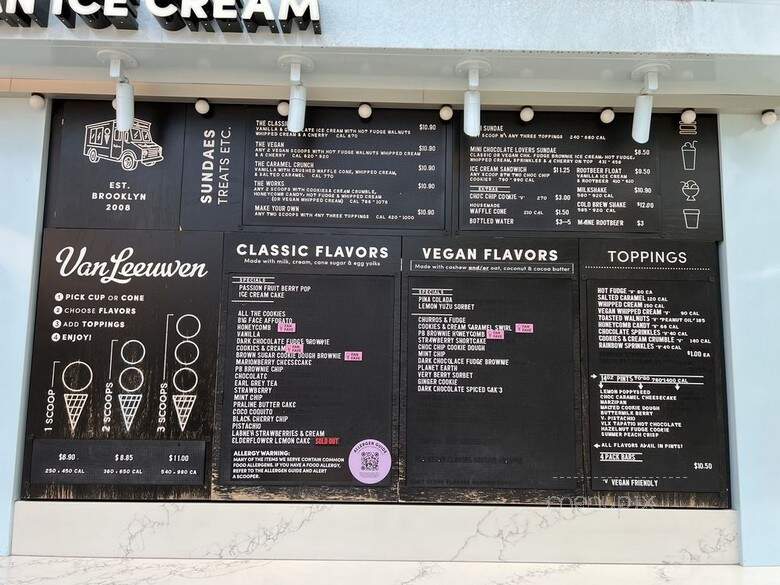 Van Leeuwen - El Segundo, CA menu_pic