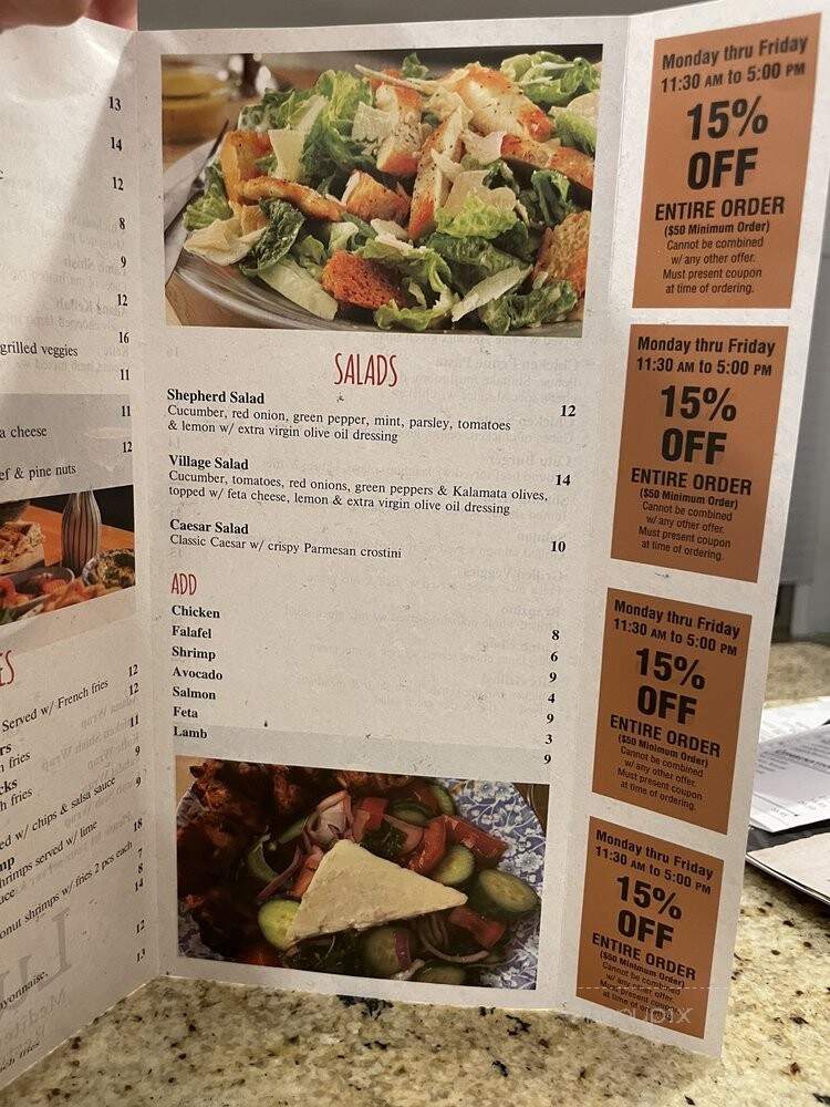 Lulu Lounge & Bistro - Edgewater, NJ menu_pic