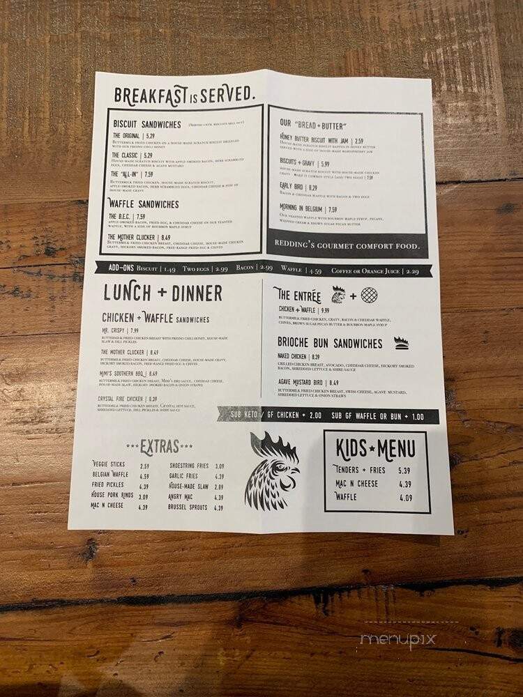Chicken Shack - Redding, CA menu_pic