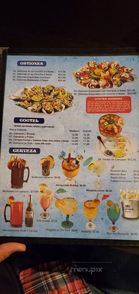 Malta Mexican Seafood 2 - Lake Forest, CA menu_pic