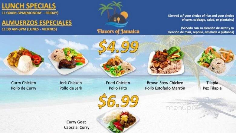 Flavors of Jamaica - Kissimmee, FL menu_pic