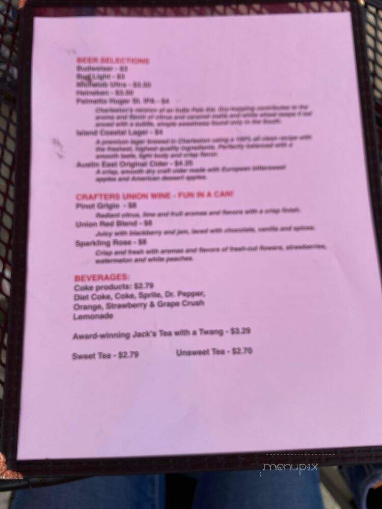 This Little Piggy - Summerville, SC menu_pic