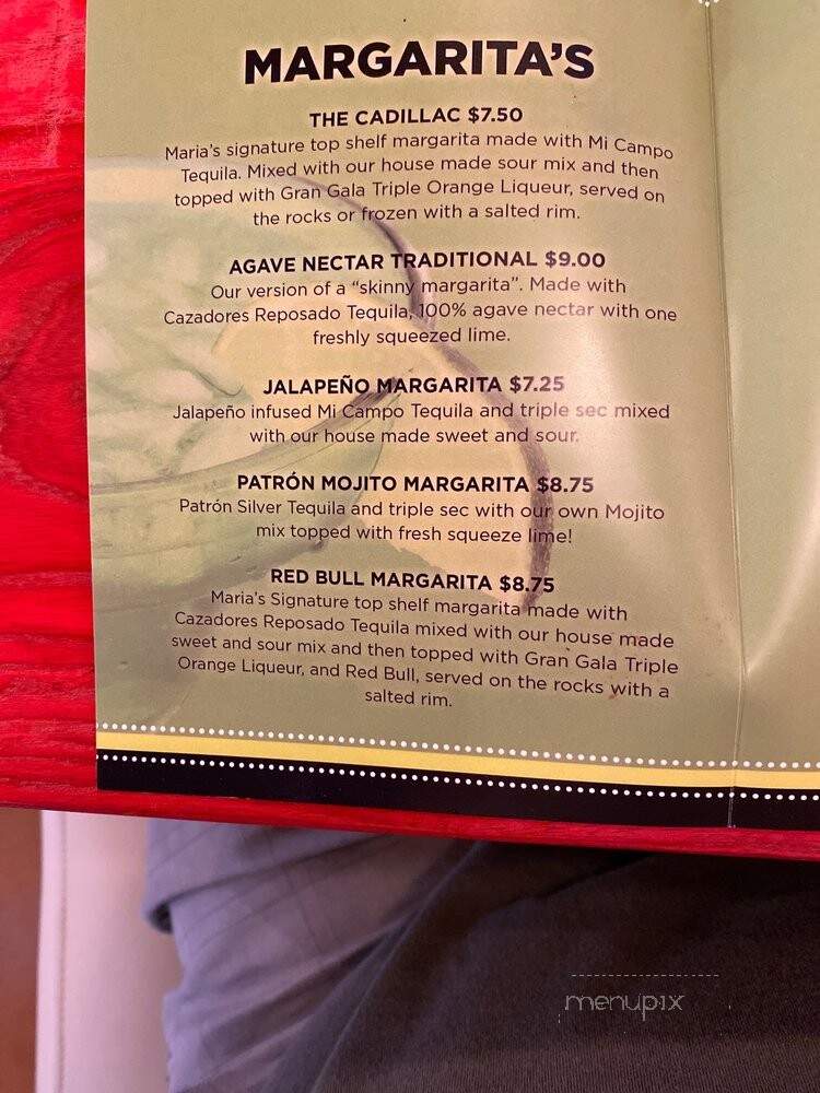 Maria's Mexican Restaurant South - Springfield, MO menu_pic