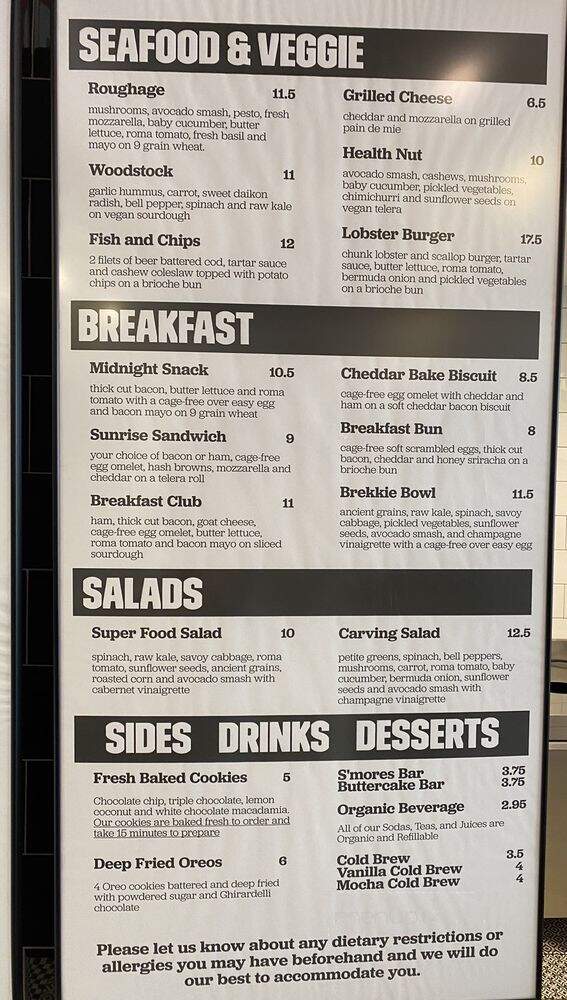 The Carving Board - Woodland Hills, CA menu_pic