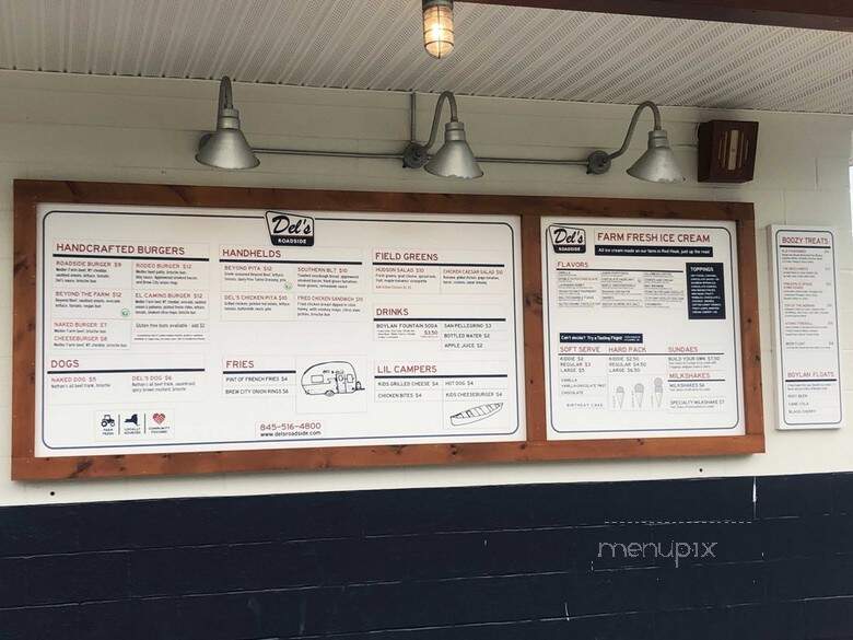 Del's Roadside - Rhinebeck, NY menu_pic