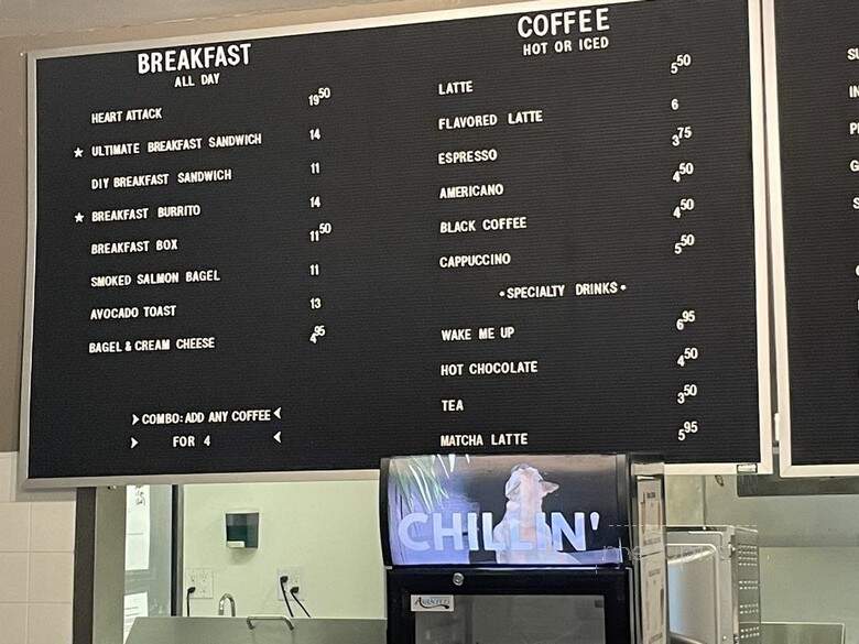 Stella Coffee - Los Angeles, CA menu_pic