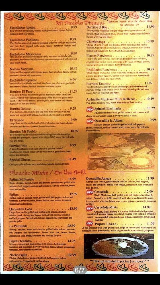Mi Pueblo - Warr Acres, OK menu_pic