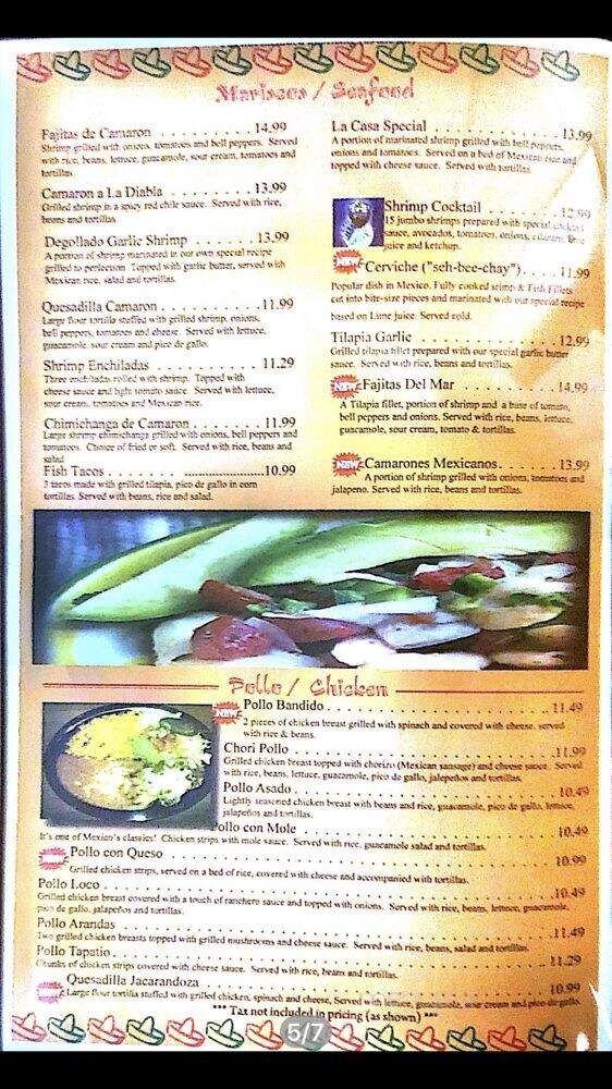 Mi Pueblo - Warr Acres, OK menu_pic