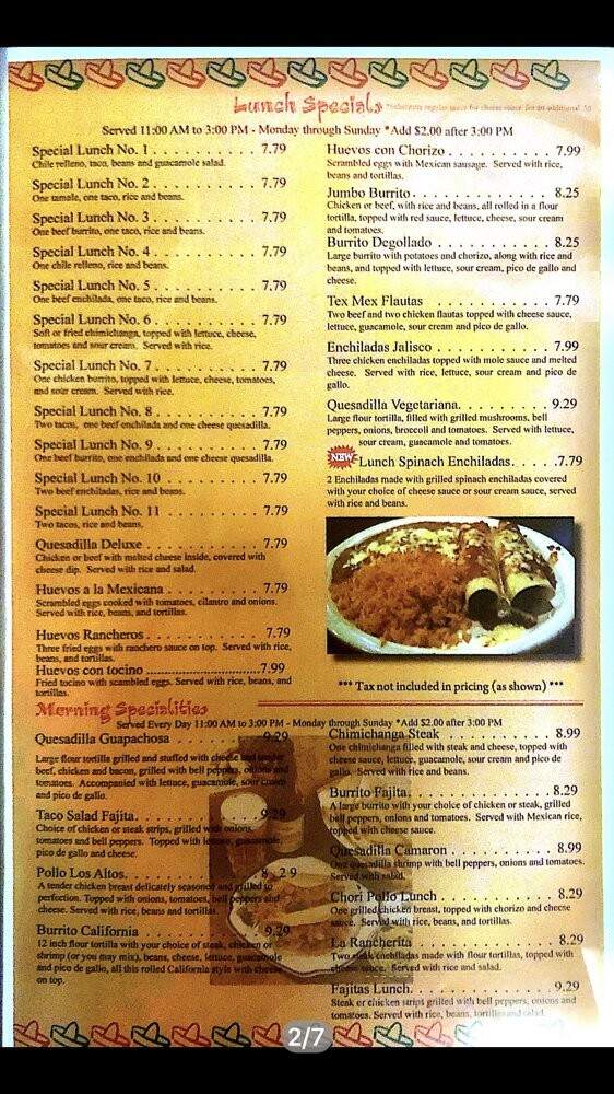 Mi Pueblo - Warr Acres, OK menu_pic