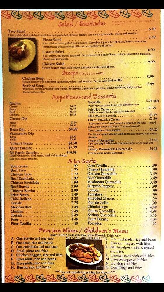 Mi Pueblo - Warr Acres, OK menu_pic