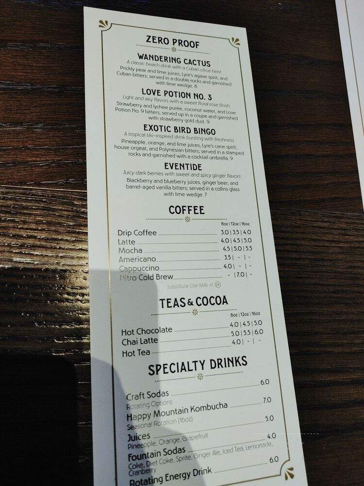 Mox Boarding House - Portland, OR menu_pic