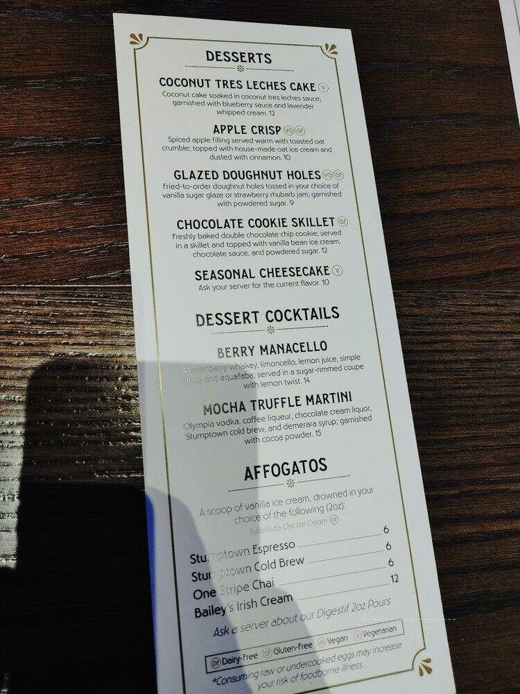 Mox Boarding House - Portland, OR menu_pic