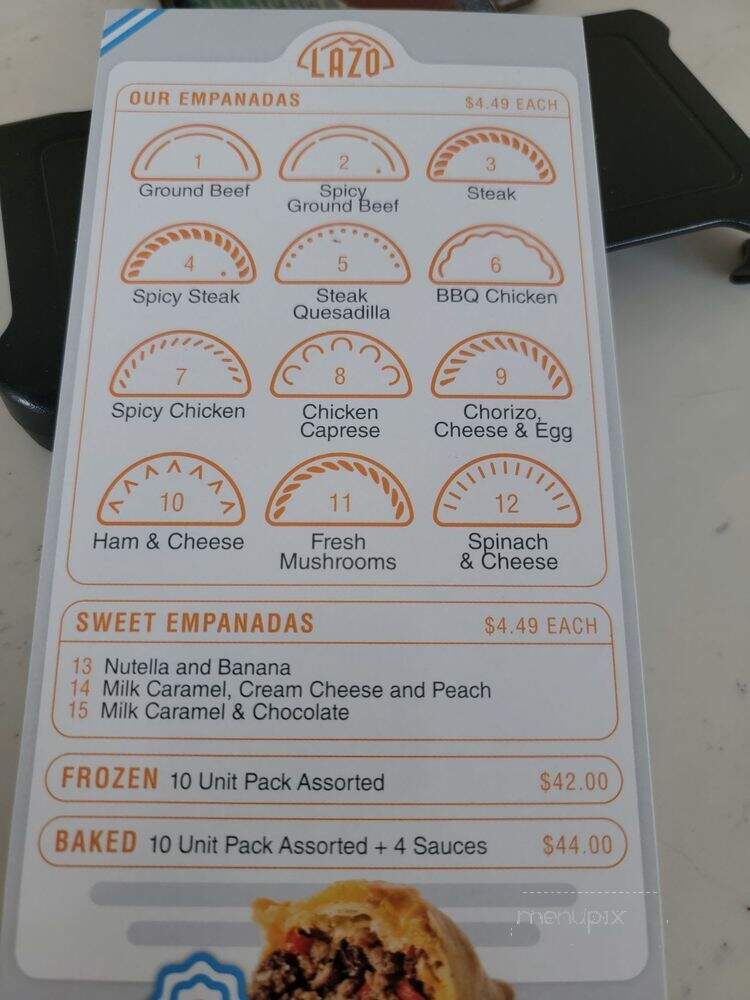 Lazo Empanadas - Edgewater, CO menu_pic