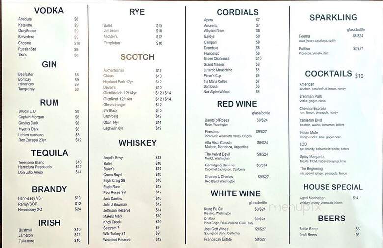 Indochen - Alexandria, VA menu_pic