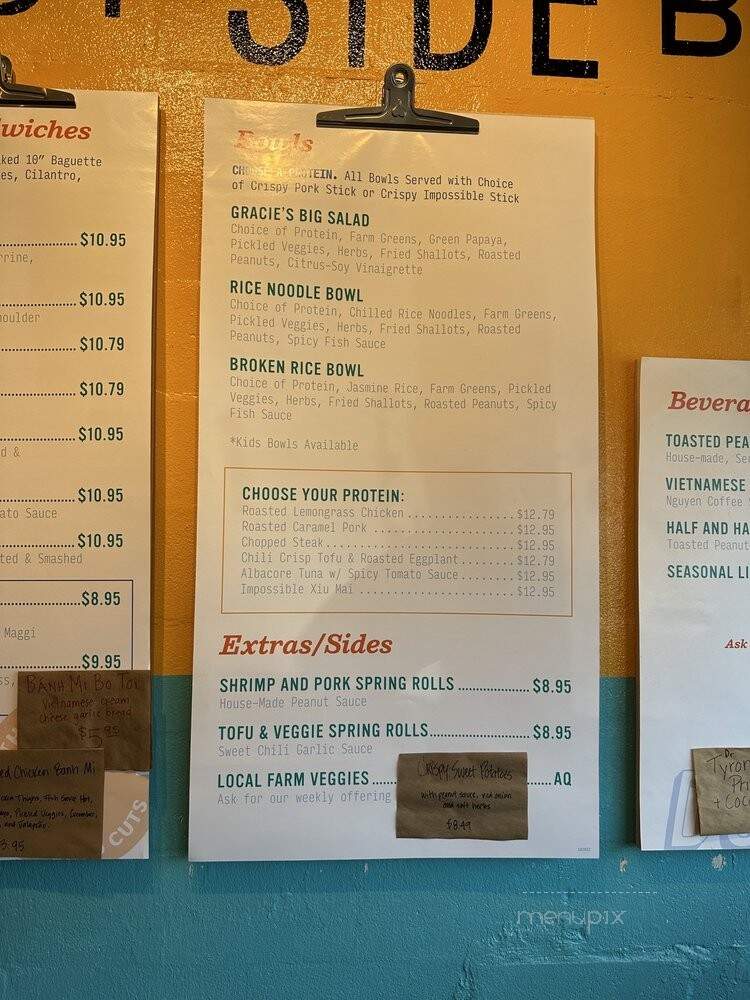 East Side Banh Mi - Nashville, TN menu_pic