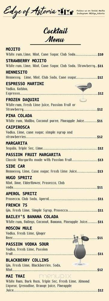 Edge of Astoria - Queens, NY menu_pic